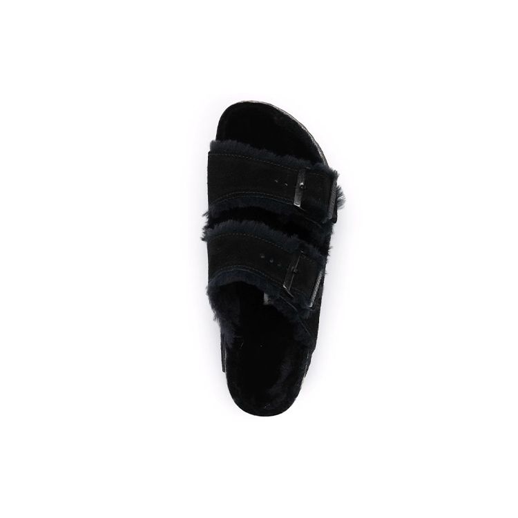 Birkenstock Аризона Замша Мягкая Подошва Удобные Модные Сандалии Мужские Сандалии Черный 0752663