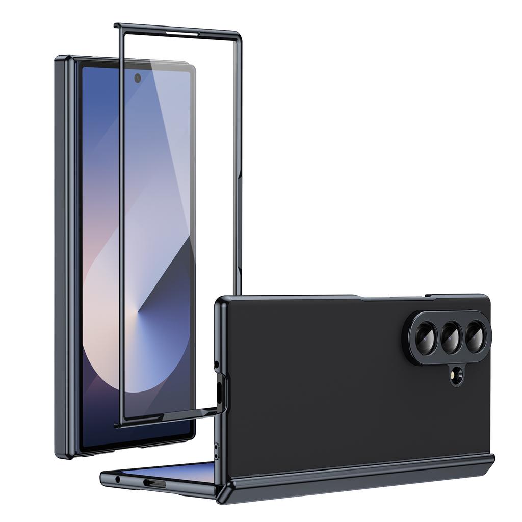 Hinge Drop Protection Frosted Folding Case For Samsung Z Fold 8 Ultra 8 7 6 5 4 Shockproof Covet With Front Glass Screen Film