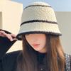 Autumn Winter Fisherman Hat Women Knitted Basin Hat Lamb Plush Hat Warm Cold Proof Bucket Hats