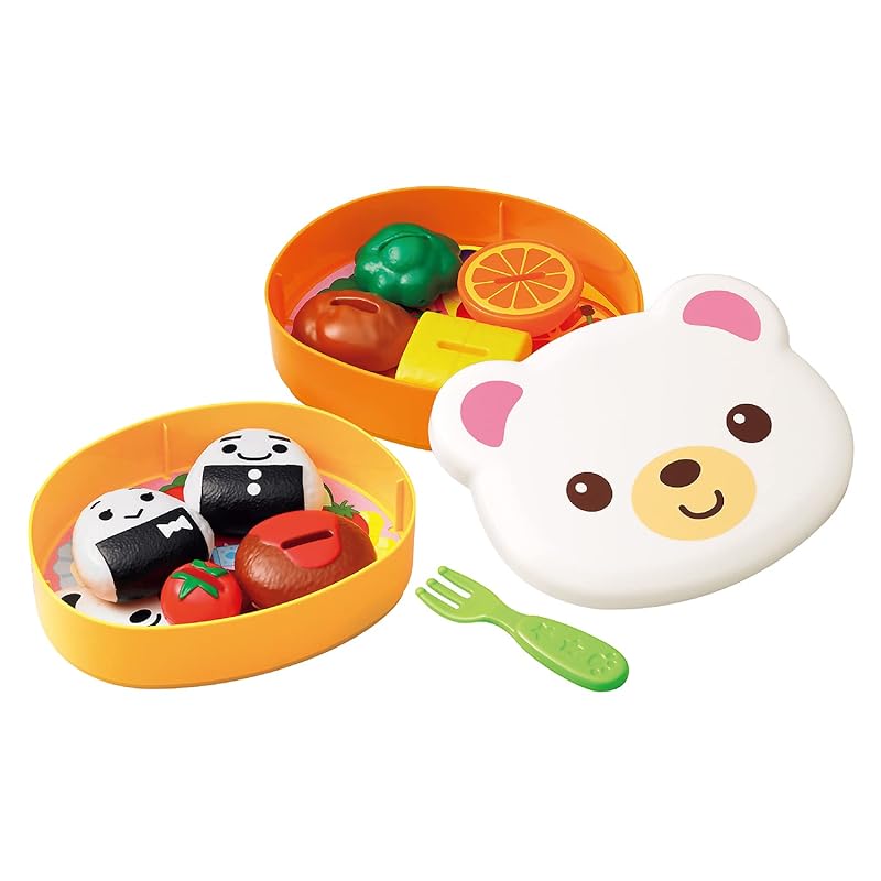 Игрушка Королевское Развлечение для Изготовления! Набор Бенто (Ролевая игра / Кухонный набор) - Ланч-бокс, который вы можете создать свободно, с аксессуарами для еды, которые можно есть вилкой.