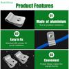 Stainless Steel Wire Clamps Are Used To Install Welded Wire Onto Wooden And Metal Livestock Fences, Iron Wire Fence Clamps.