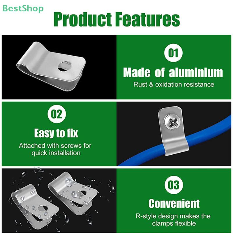 Stainless Steel Wire Clamps Are Used To Install Welded Wire Onto Wooden And Metal Livestock Fences, Iron Wire Fence Clamps.