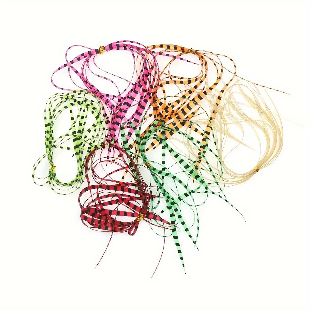 10 шт. Силиконовые юбки Стримерные приманки Трейлеры Интегрированные спиннербейты Баззбейты Резиновые джиговые приманки Материалы для вязания мушек