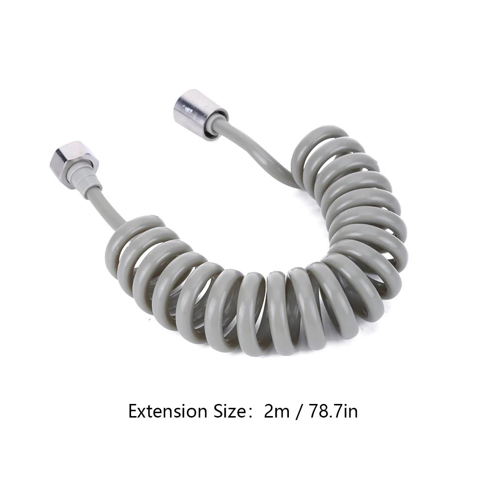 2/3/5M Flexible Shower Hose Spring Shower Telephone Line Hose Plastic Water Hose for Bathroom Water Toilet Bidet Sprayer
