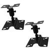 Ideamall Speaker Bracket, Canopy, Ceiling, Wall Mount, Compatible Ceiling Stand Mount Base (Black)