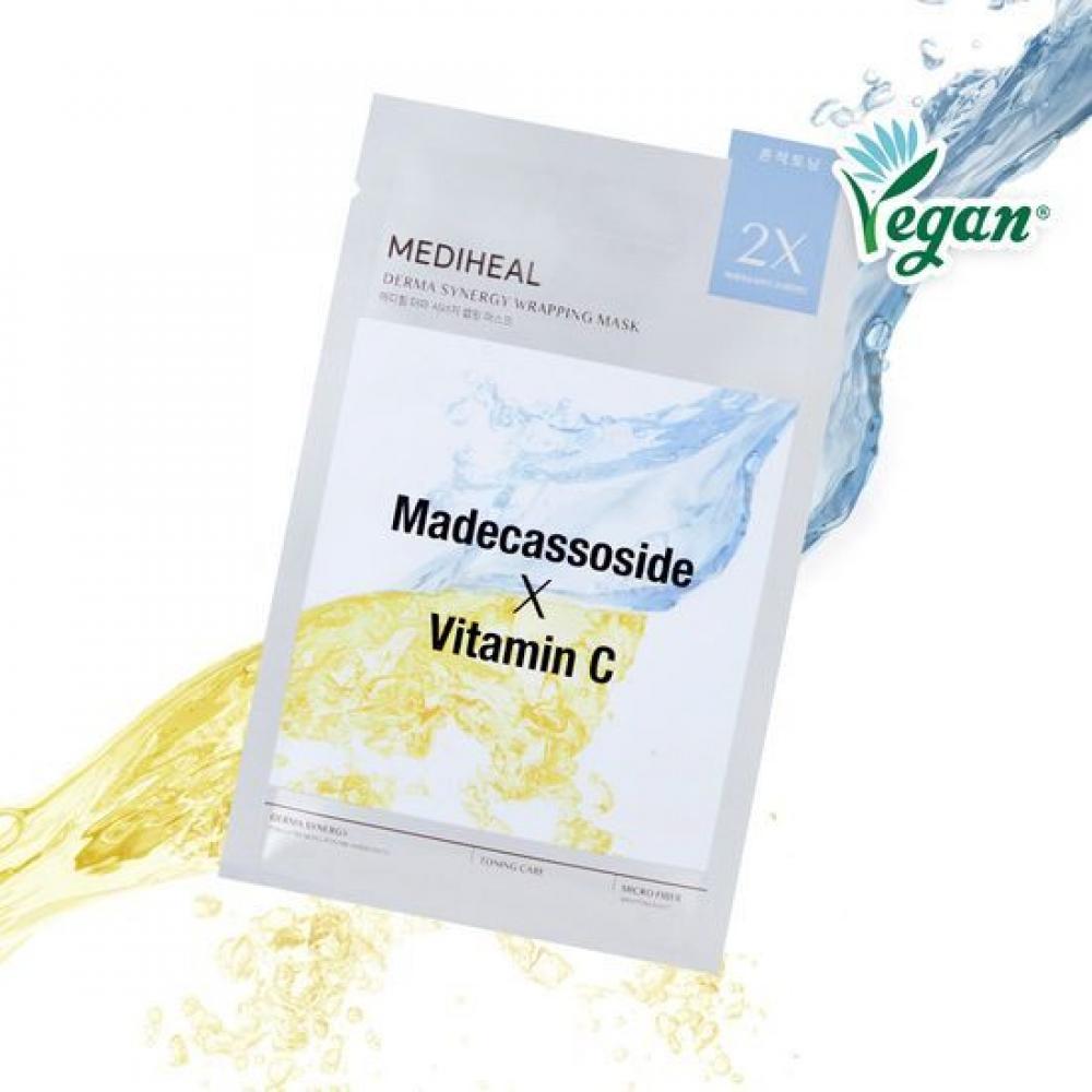 Mediheal [5 типов 1 лист] Маска-обертывание Mediheal Derma Synergy 1 лист 5 типов Выберите 1 Blemish Glow 1 лист