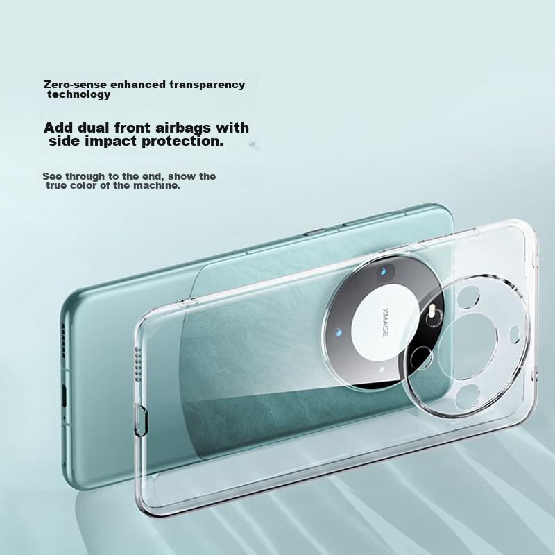 Phone Case for Huawei Mate60 Pro And Mate60 Pro+, Shockproof Soft, Porsche Design, TPU Transparent Outer Case, Anti-Drop Ultra-Thin Cover