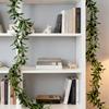 Artificial Eucalyptus Garland 6 Feet Long Faux Leaf Vine for Indoor Outdoor Home Wedding Party Wall Table Decor