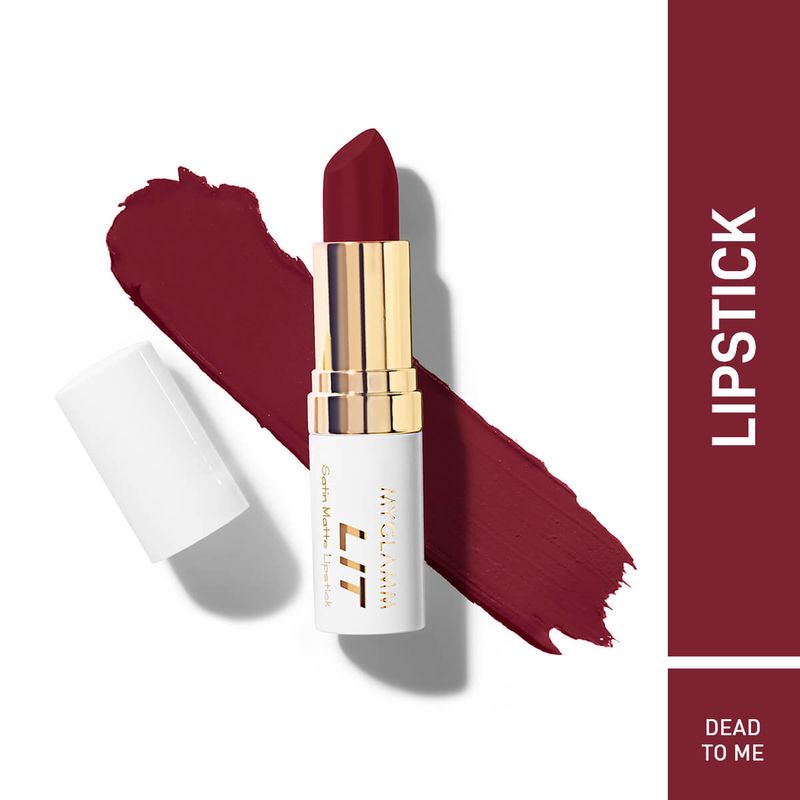 Myglamm Lit Satin Matte Lipstick - Gossip Girl