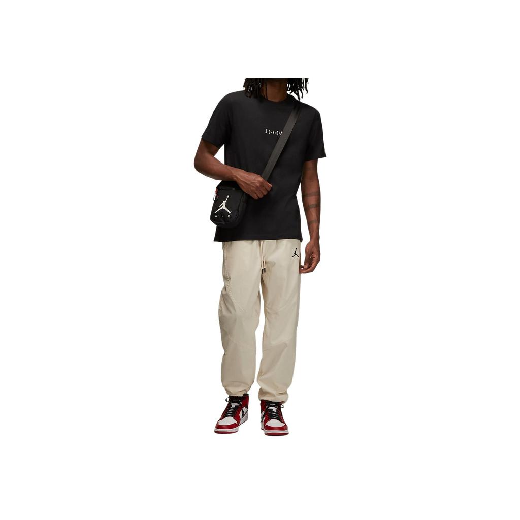 Jordan Футболка Air S/S черная/белая мужская уличная DM3182-010