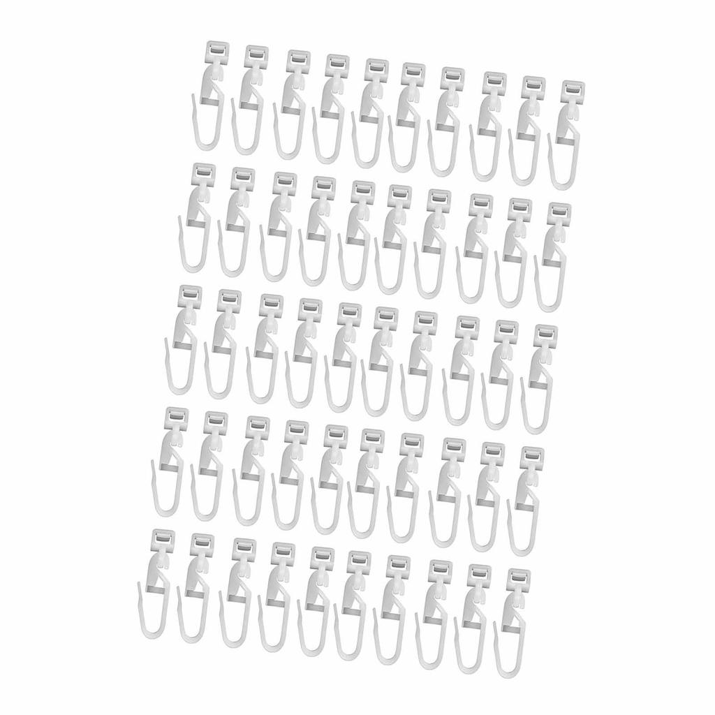 50 шт. Глайдеры для шторного карниза Легкая установка и бесшумное движение Глайдеры для штор для различных систем