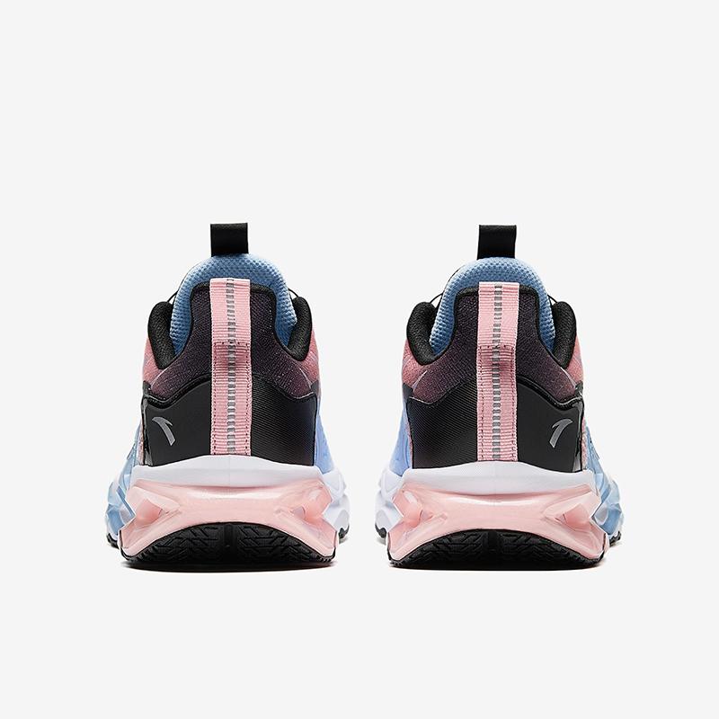 Anta Kids Energy Ring 10.0 Comfortable Durable Non-Slip Low-Top Running Shoes Kids Running Shoes White Black Super-Hydrogen-Blue 322445504-1