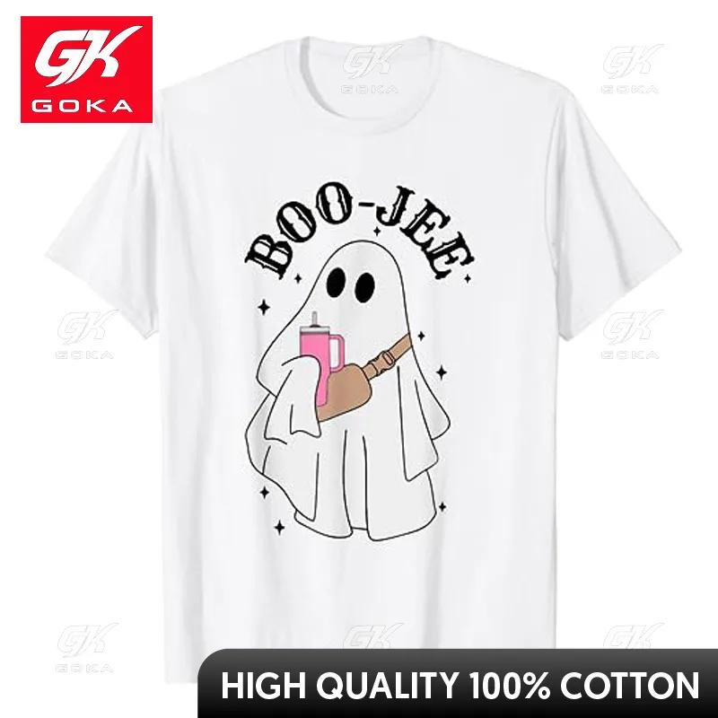 Spooky Season Cute Ghost Halloween Costume Boujee BooJee TShirt Gifts Cute Ghost Lover Graphic Tee Tops Short Sleeve Blouses