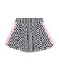 Chuku Chu C23M-Sk006W Striped Jersey Full Skirt (Black)