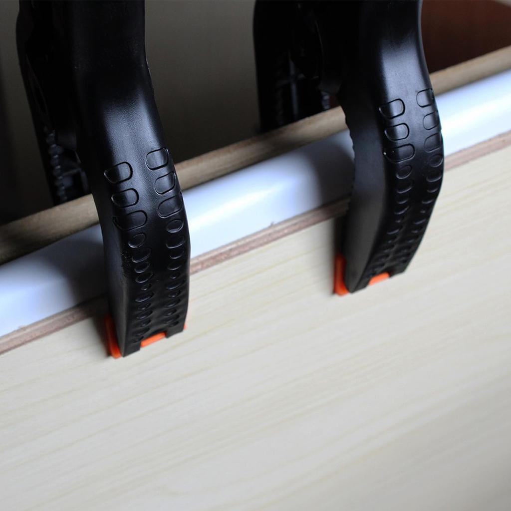 4 Pcs 9inch Heavy Duty Nylon Ratchet Spring Clamps Woodworking Clamp Used for Home Decoration and Handmade  DIY Production