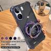 Airbag Shockproof Magnetic Stand Case with Lens for Redmi 13C 12C 12 10 10C 9 9A K50 K60 K70 Pro Redmi Note 13 12 11 10 Pro 9s 13R Xiaomi 14 13 Pro