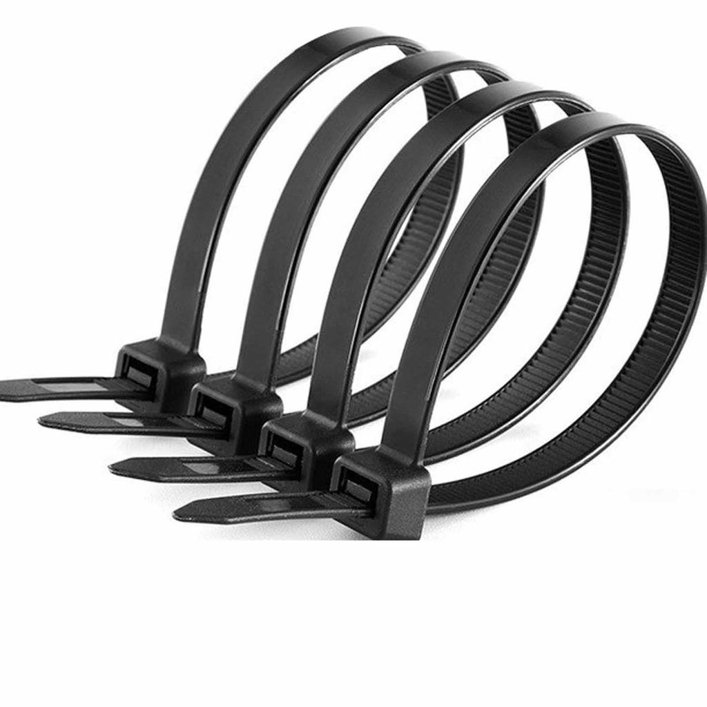 Multi-Size Large Cable Zip Ties –  Heavy-Duty for Electrical, Garden & DIY Applications