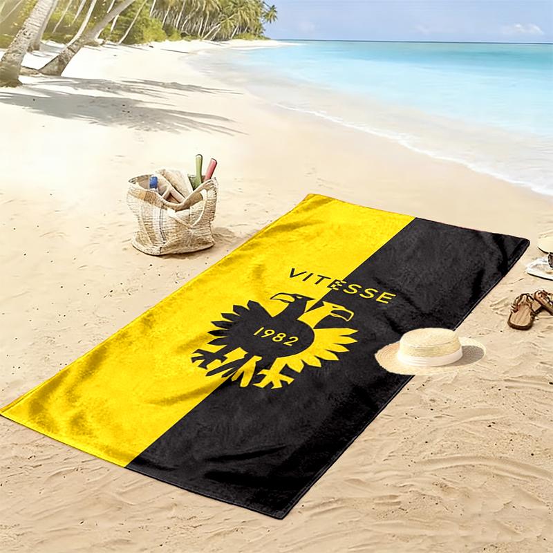 Sbv Vitesse Print Beach Towel, Large Soft Quick Dry Towel for Beach Camping Swimming