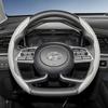 Подходит для Hyundai, Чехол на руль с текстурой под карбон, Сегментированный дизайн с быстрым снятием, Прочный, для Tucson Elantra Avante I30 Седан
