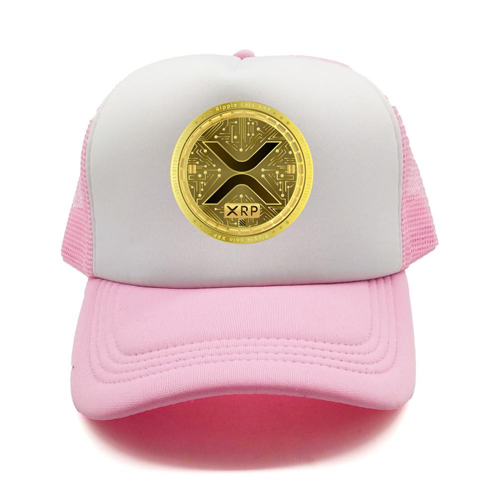 XRP Ripple Baseball Cap Unisex and Women Cryptocurrency Trucker Hat Summer Mesh Net Dad Caps Gift
