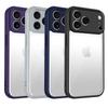 Для чехла iPhone 17 Pro Max Чехол для телефона iPhone 17 Pro Чехол iPhone17 Подушка-бампер Ударопрочный Силиконовый бампер Прозрачная Матовая задняя крышка Жесткий