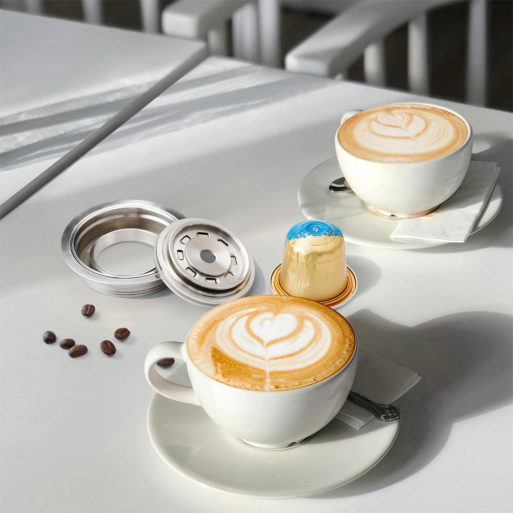 Для Vertuo Pop Кофейный адаптер для капсул Nespresso Original 40/ 80/150 мл Многоразовый Преобразует Аксессуары бариста для приготовления кофе