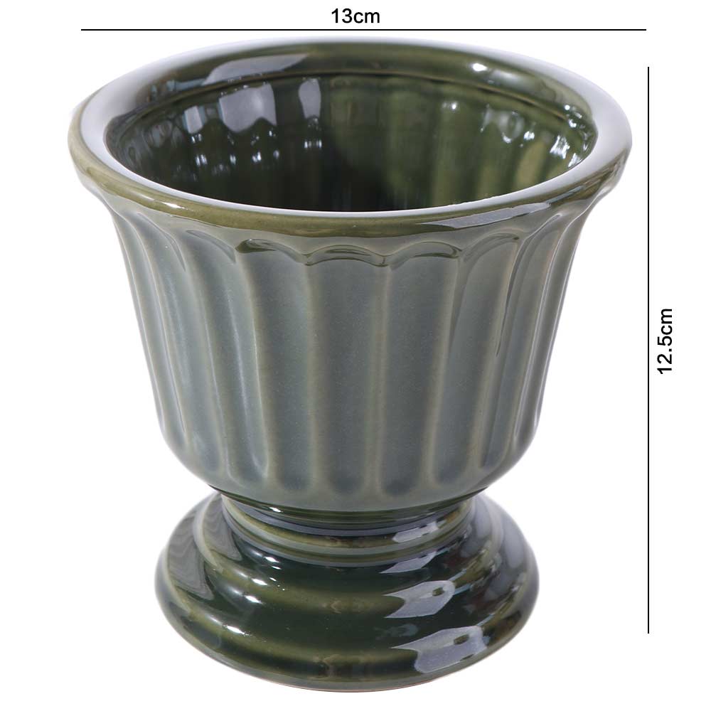 Nordic Ceramic Vase Vintage Style Garden Planter Home Office Decoration