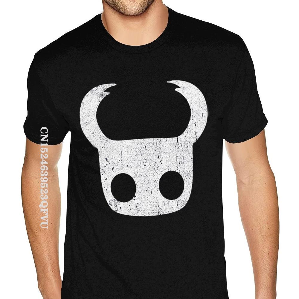 Ghost Knight Graphic Art Hollow Knight Funny Game Classic T-Shirt Men Skull Graphic Gothic Anime Tshirt HipHop Print Tee Shirts