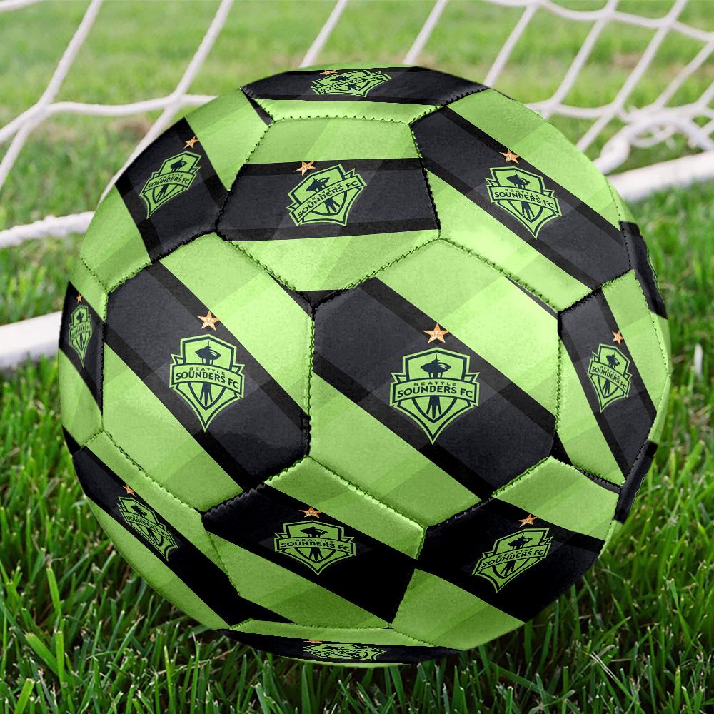 Fc Crest Design Printed Size 5 Soccer Balls, High-Quality, Anti-Slip, Protective Football, A Unique Gift , Birthdays, Christmas Gifts