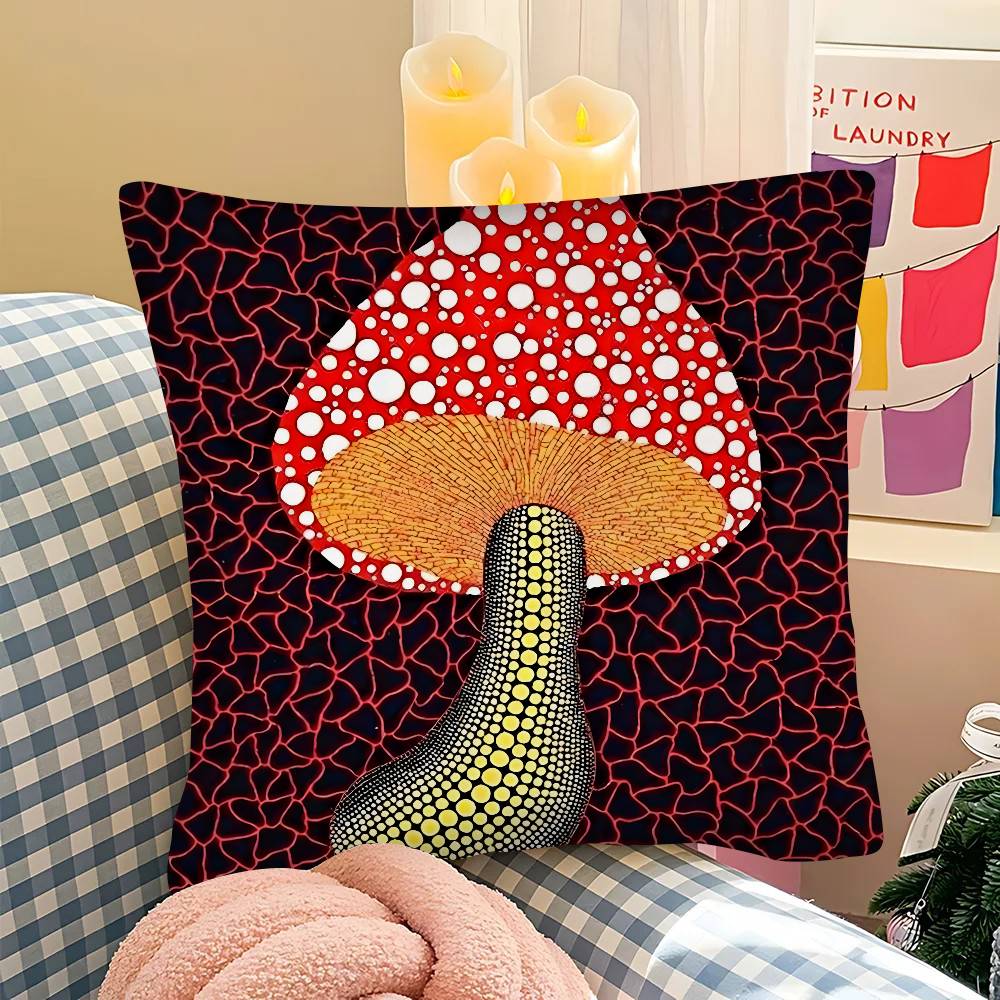 1 шт. Y-Yayoi Art K-Kusama Наволочка Модная Квадратная Наволочка Спальня Диван Гостиная Ins Декор Отдых