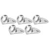 5PCS 316 Stainless Steel Mirror Polished Heavy Duty Coat Hook Hardware Accessories