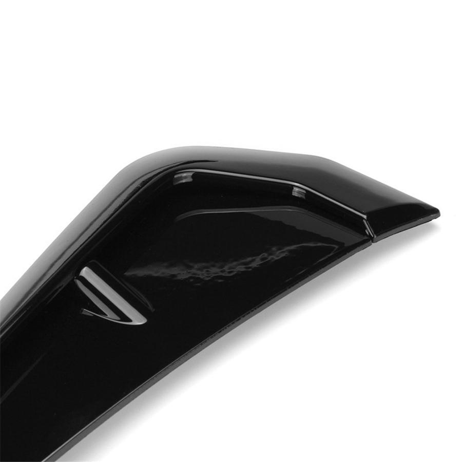 Pair R-Style Glossy Black Car Front Fender Vents Fits For Honda Civic 2016-20 US