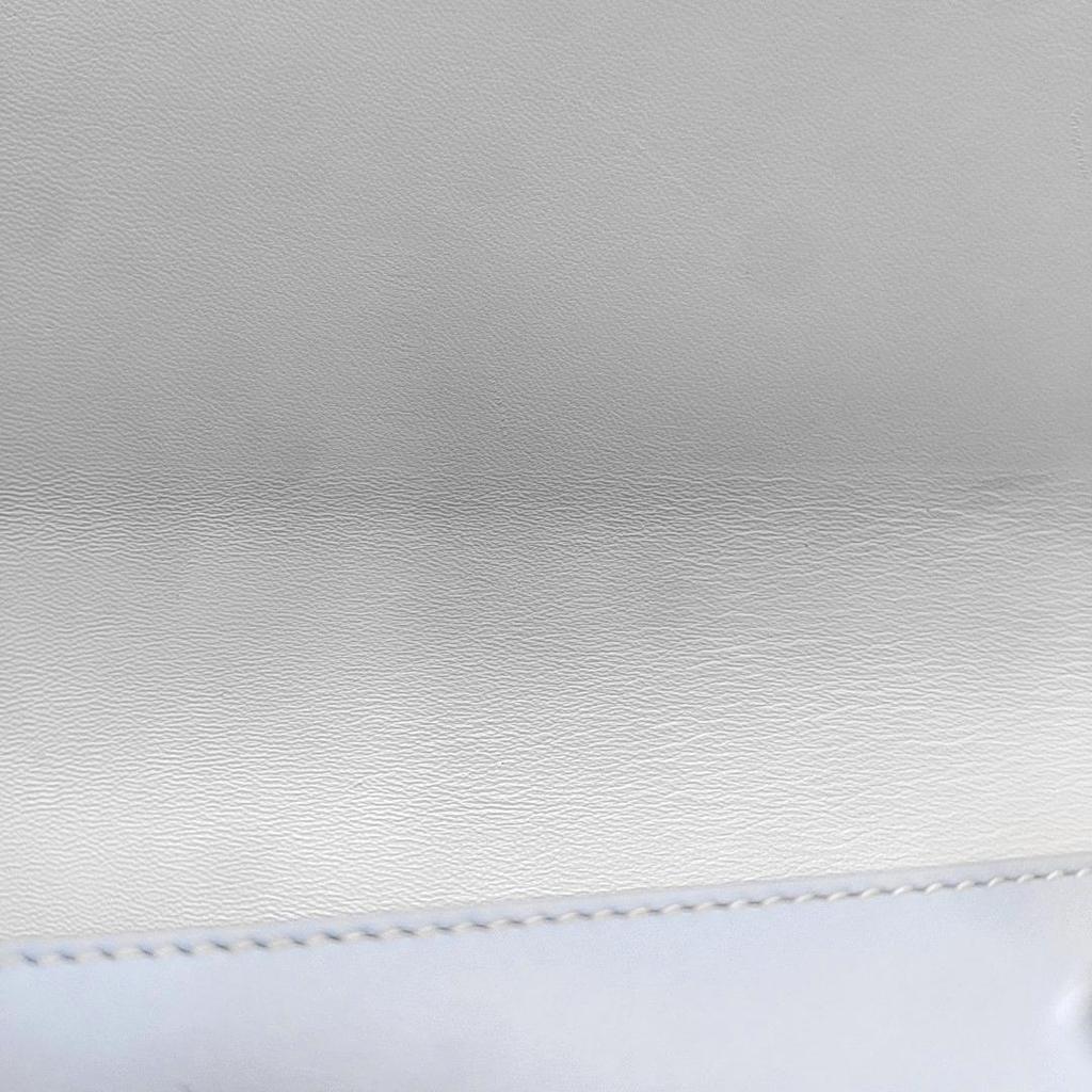 [Pre-Owned] Olympia Adjustable Shoulder Strap Flap Closure Calfskin Half-Moon Handbag - Very Good #NQT41U