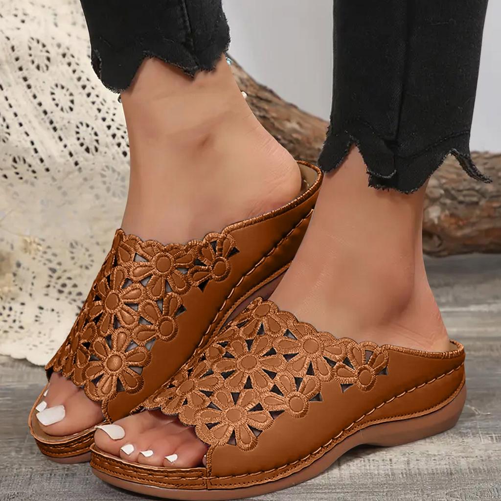 Летние сандалии женские 2025 года на танкетке женские сандалии с поддержкой свода стопы удобные сандалии женские сандалии пляжная обувь