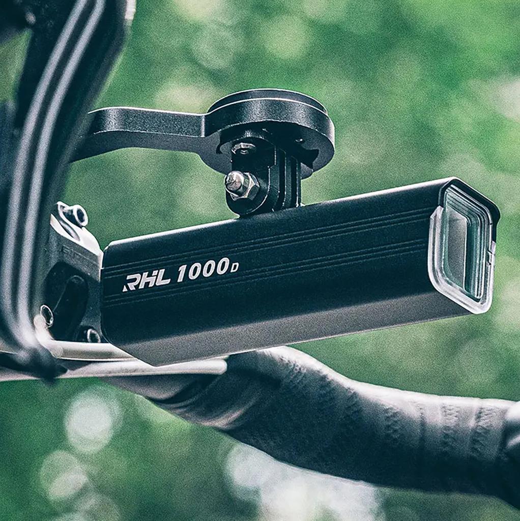 Передний Велосипедный Фонарь 5000 мАч 1500 лм IPX6 Крепление Garmin и GoPro Черный