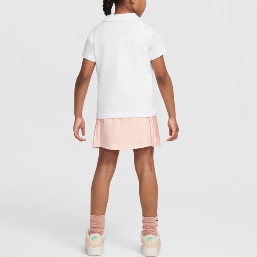 Детский набор юбка + топ Nike для девочек 3-7 лет Swoosh Echo Pink IB8452-622