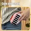 15-клавишное карманное пианино Мини-электронное пианино с подсветкой клавиш для детей