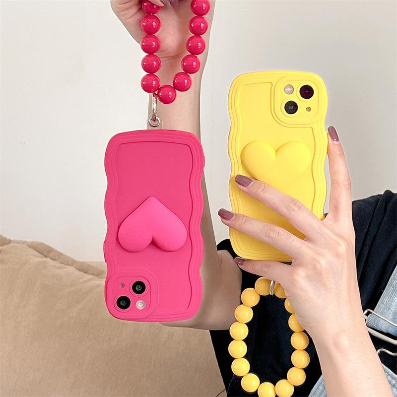 OPPO Reno6 Pro Silicone Case with Goddess Wave Edge, Anti-Drop, Love Tide Design for R15 and A97 - Available In 3D.