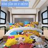 Candy Candy Anime Theme Pattern Bedding,Quilt Set Quilt Cover Pillowcase Home Birthday Gift (1*duvet cover+2*pillowcase,without core)XSJT0917114