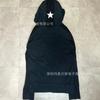 American Y2K Star Hooded Sweatshirt Jacket Distressed Patchwork Zip Up High Street Subculture Top