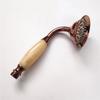 Rose Gold Shower Head Bathroom Natural Jade Hand Shower Head Spray Gold