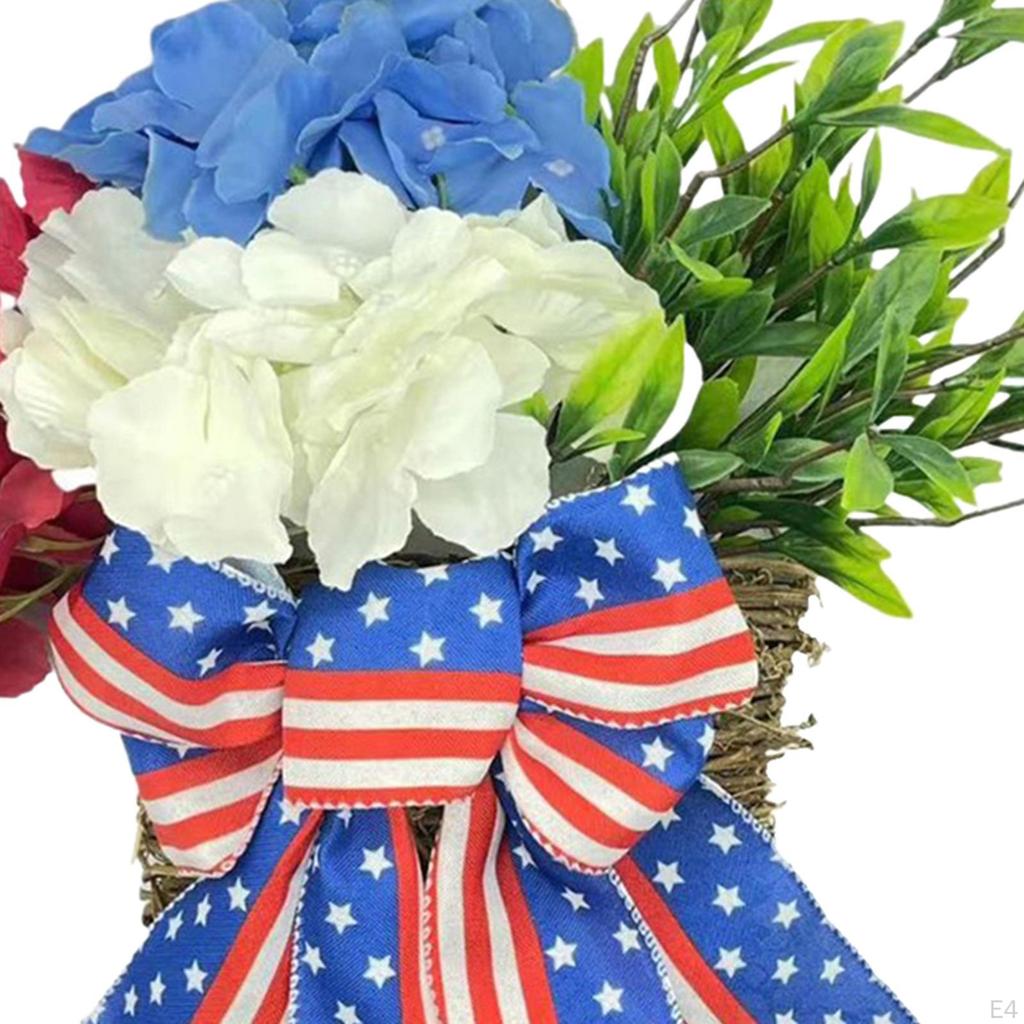 4TH of July Independence Day Wreath for Front Door Patriotic American