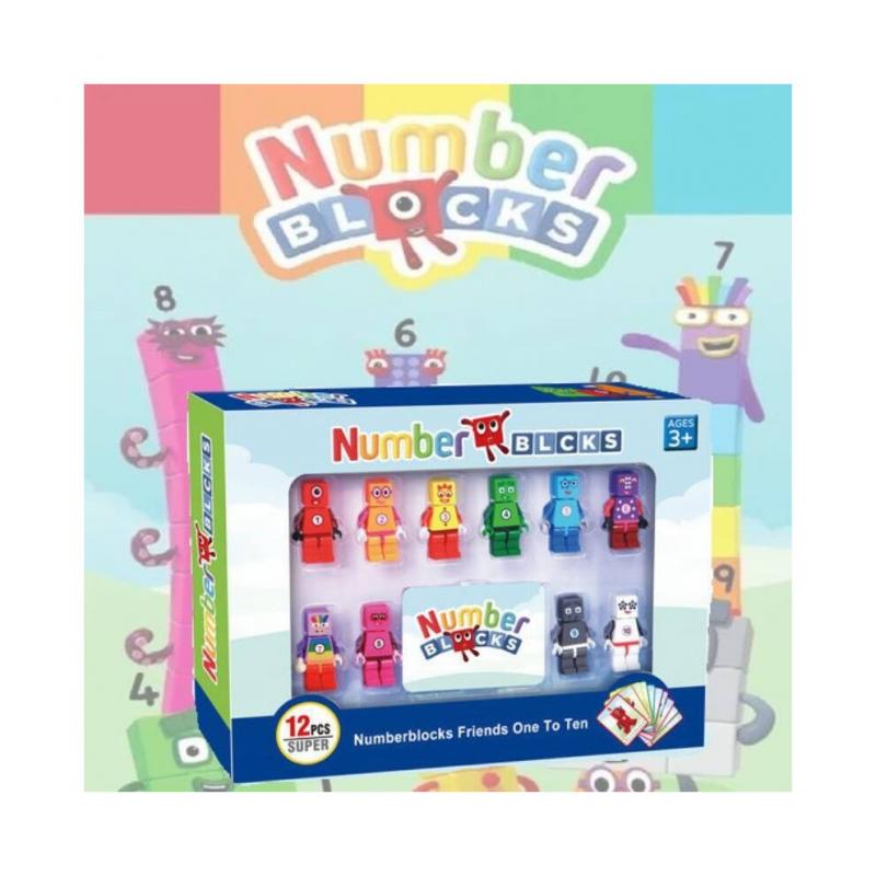 Фигурки Numberblocks Модель для сборки Игрушка Конструктор DIY Образовательный Подарок Детям