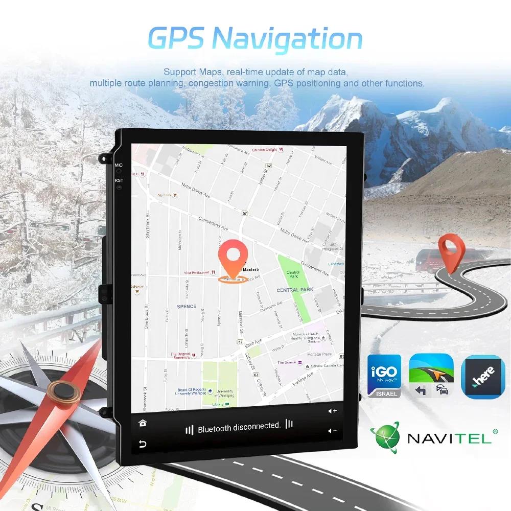 9,7-дюймовый автомобильный радиоприемник Tesla Sceen для Honda Accord 7 2003-2008 Android, мультимедийный плеер, навигация, беспроводной Carplay, головное устройство, стерео