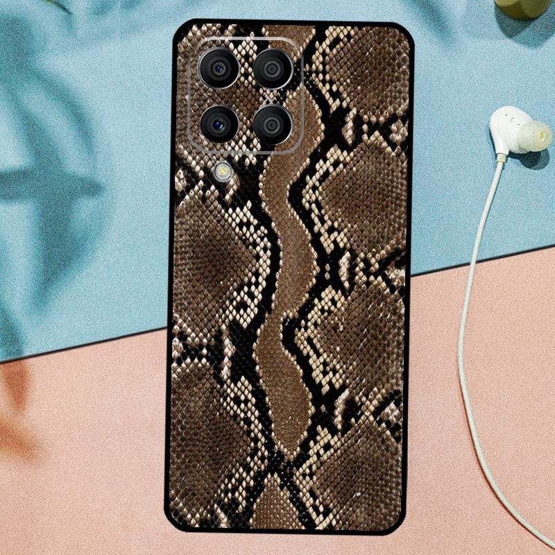 Текстура змеиной кожи для чехла Samsung Galaxy M33 M35 M55 M15 M12 M13 M14 M34 M54 M53 M21 M31 M11 M32 M52 M06 M16