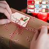 1-10Bags Christmas Stickers Gift Wrapping Seal Labels Name Tags for Baking Packages Envelopes Cards Holiday Stationery Decor