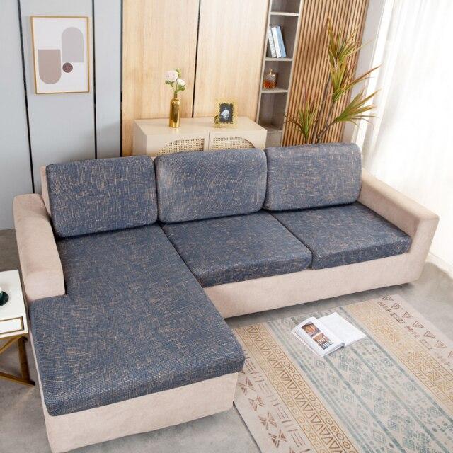 Чехол на диван с геометрическим принтом, эластичный, стрейч, защитный чехол для углового дивана, кресла, мебели, с дизайном легкой посадки