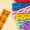 100 Pcs Raffle Tickets For Classroom Lottery Roll Of Single Paper Labels Drink Events Raffle Tickets Celebration Event Tickets
