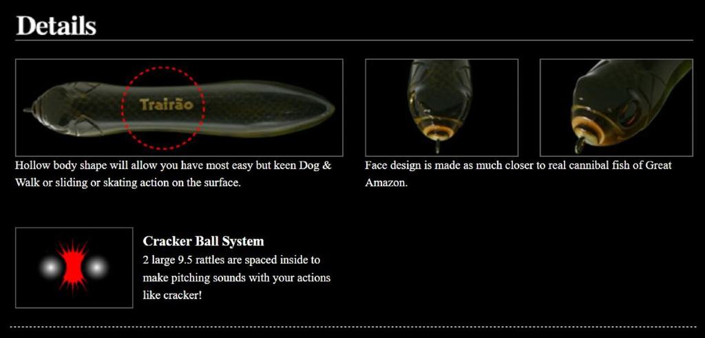 Imakatsu Trairao 130 mm 28 grams Floating Lure 27 (2276)