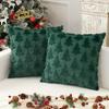 45x45cm Christmas Tree Pattern Pillow Cases 2025 Merry Christmas Decor for Home Xmas Gifts New Year Sofa Decor Navidad
